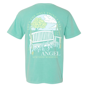 Chalky Mint Porch Swing Angel Tee