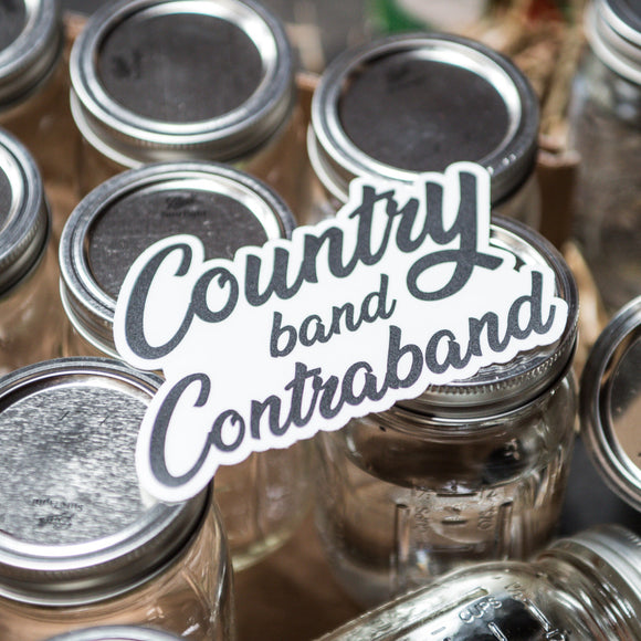 Country Band Contraband Sticker